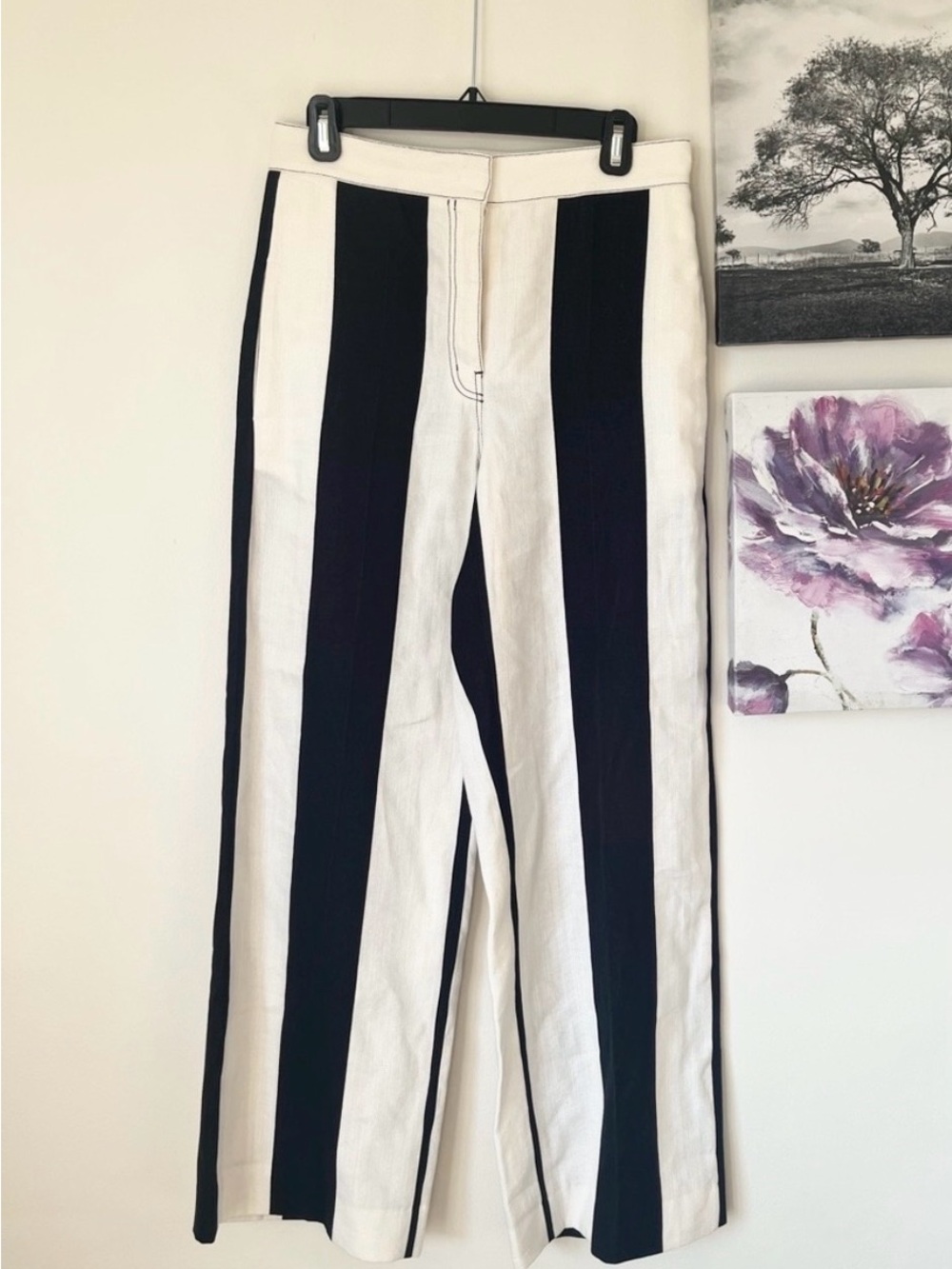 Derek Lam Linen Trousers High waist- Size 6 waist 30 inch